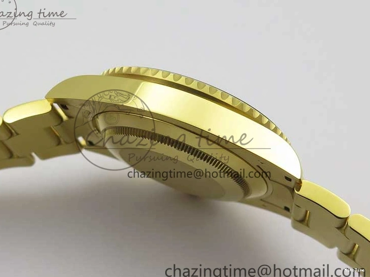 MiroTime 1223 Unisex Submariner 41mm 126618 LB YG EWF Blue Dial on YG Bracelet A 2615